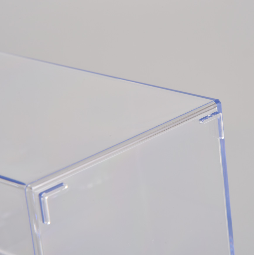 Tanque de peces de escritorio engrosado transparente Tailandia cubo tanque de peces acrílico plástico transparente Goldfish ecológico medusas tanque pequeño