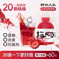 Сок Dannong Xianju Perilla и Bayberry Свежевыжатый освежающий напиток Целая коробка из 6 бутылок оптом для интернет-знаменитостей.