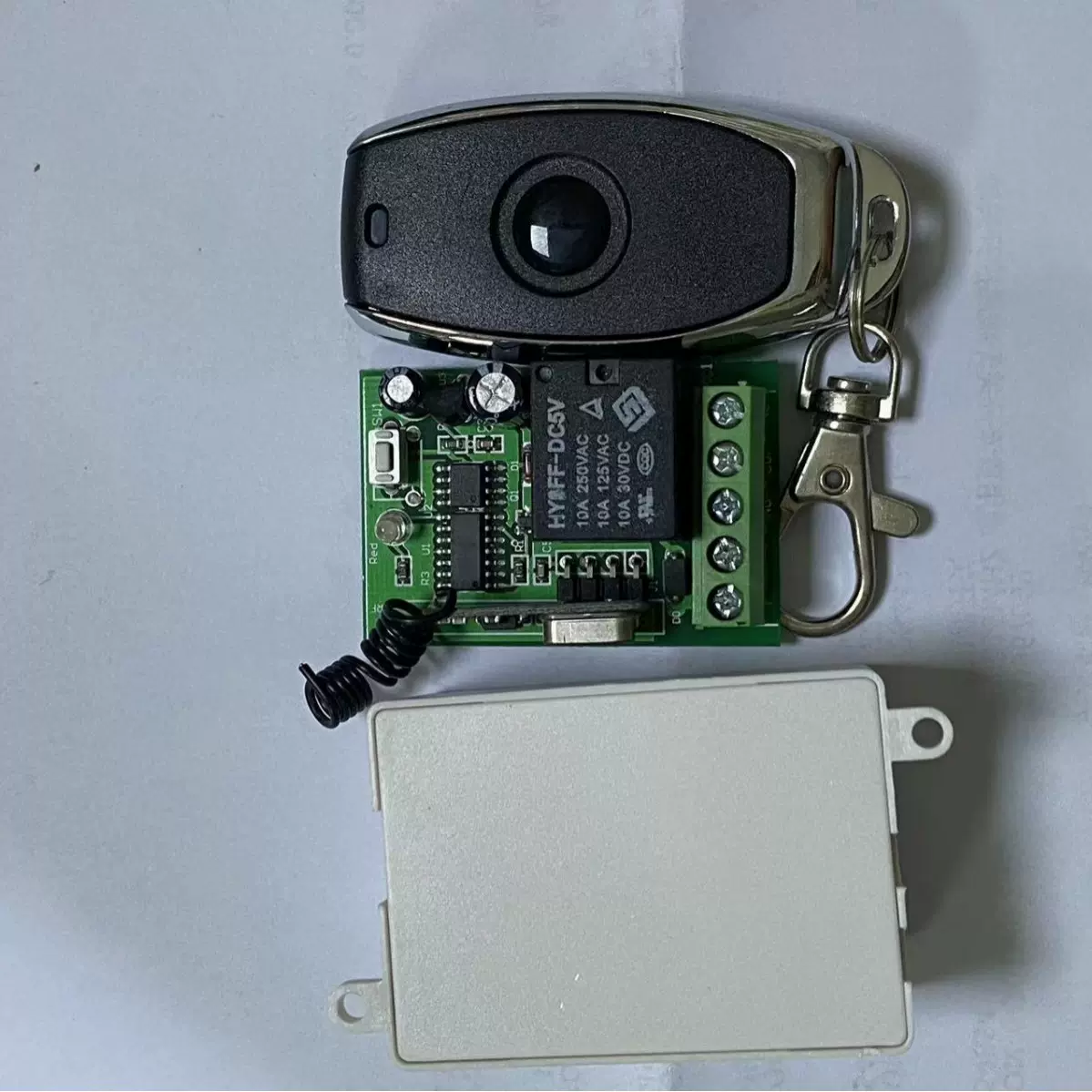 批发12伏单路遥控无线开关315/433MHZ门禁电动门娱乐场遥控器开关