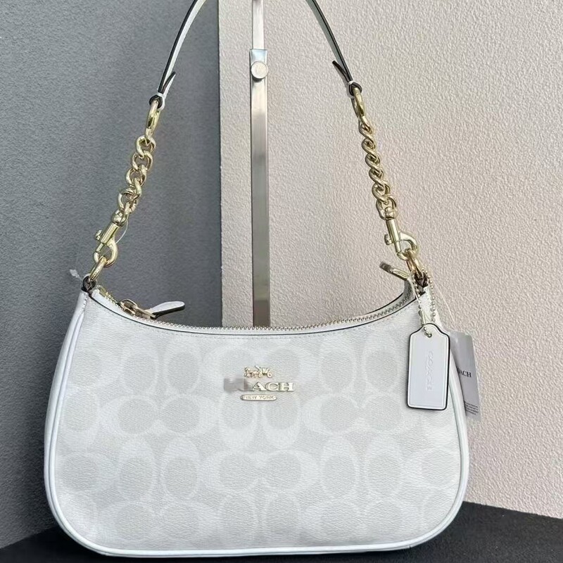 Coco Teri Underarm Crescent Bag Vintage Monogram Women's Bag Classic Monogram Mahjong Bag Fashionable Shoulder Crossbody Bag