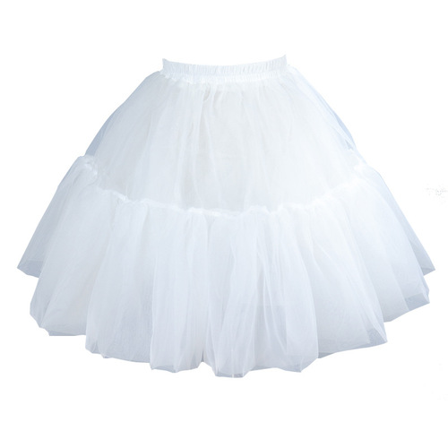 Boneless soft lace Lolita daily skirt hoop skirt half skirt short lace hoop Lolita violent hoop cross-border foreign trade 