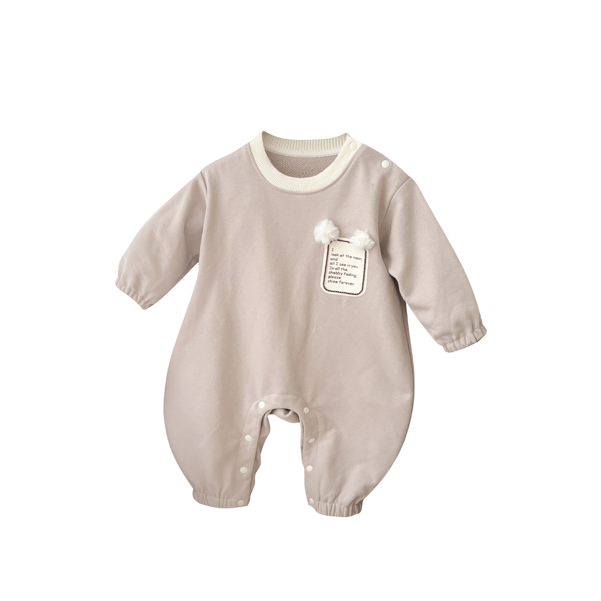 Nuevos productos de primavera, mono recién nacido, bebé masculino, gatear coreano, mameluco lindo de manga larga para bebés y niños pequeños