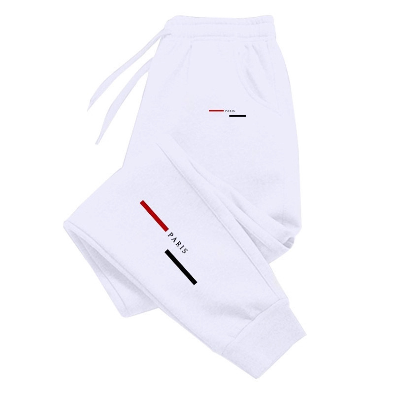 Factory Direct Sale Men's Trendy Printed Sweatpants Warm Joggers Versatile Cuffed Pants Casual Loose Sports Sweatpants