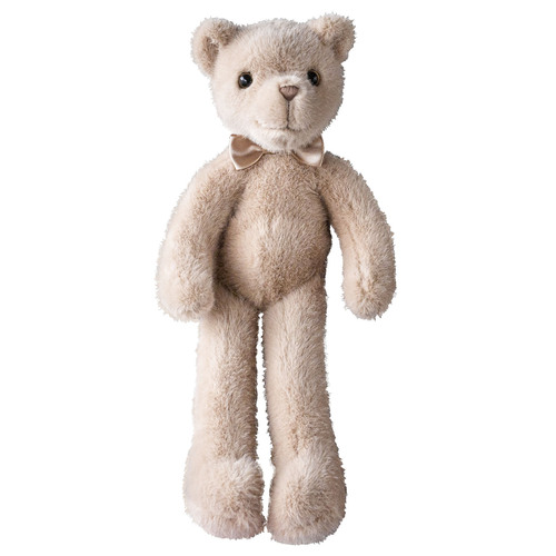 Brand Dabron Official Original Plush Bear with Golden Bow Tie, Cream Yellow, Anniversary Gift Box Set