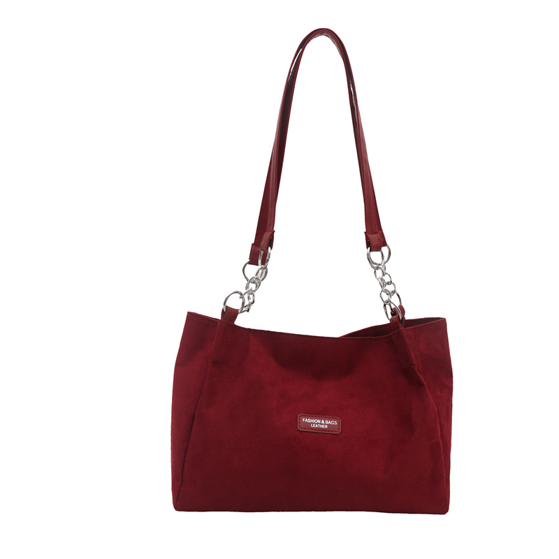 2024 otoño y invierno nueva bolsa de mujer de viaje, bolso de hombro de gran capacidad, bolso de mano popular retro