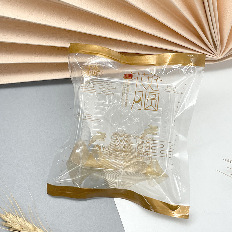 新型通用月餅袋中秋三辺封月餅包装菓子菓子50グラム80グラム125グラム|undefined