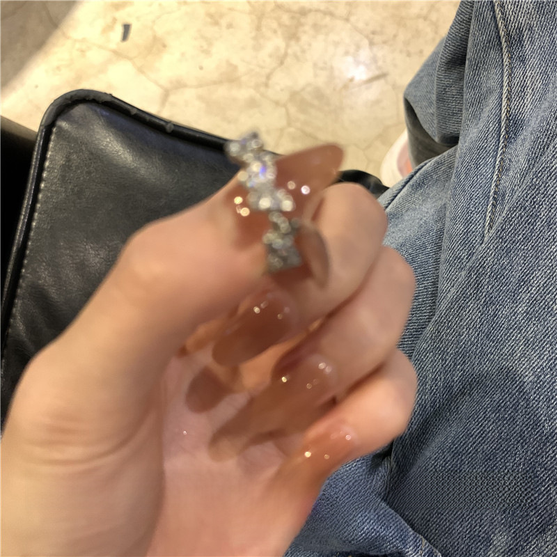 Butterfly Open Ring Women's Mori Korean Style Simple ins Niche Design Personalized Internet Celebrity Fashion Adjustable Ring_voghion.com