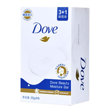 多芬（Dove）香皂柔肤乳霜香皂块90g沐浴皂洗脸皂去油4块柔肤乳霜
