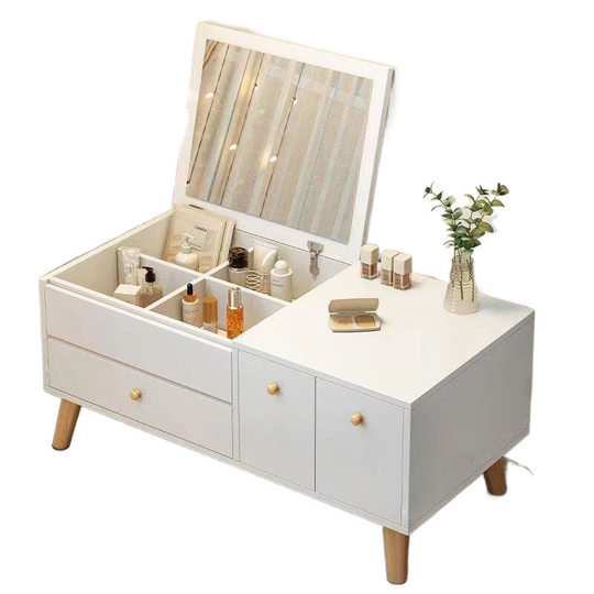 Small Apartment Dressing Table Bedside Table Small Makeup Table Bedroom Low Cabinet Cosmetic Storage Tatami Dressing Cabinet
