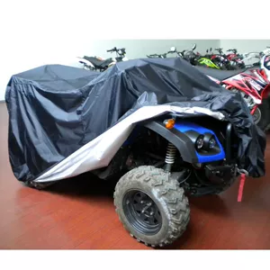 190T Polyester Taffeta Çimərlik ATV Örtüyü, Günəşlik, Yağış Keçirməyən, Qara/Kamuflyaj