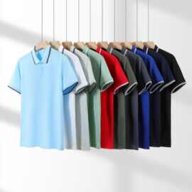 工厂直销工作服定制夏季T恤广告文化POLO衫工装短袖衣服印字logo
