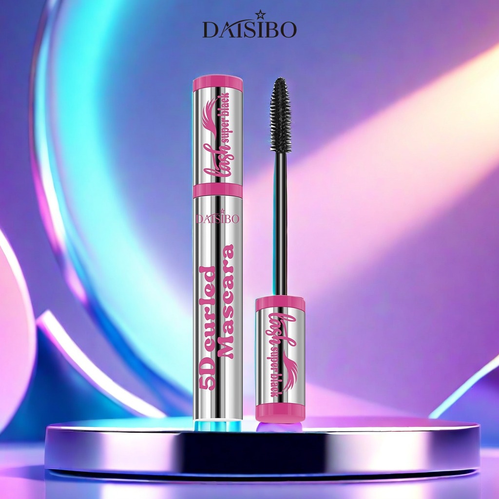 Cross-border DAISIBO three-color mascara is waterproof, sweat-proof, does not smudge, naturally curls, thickens and lengthens details Picture