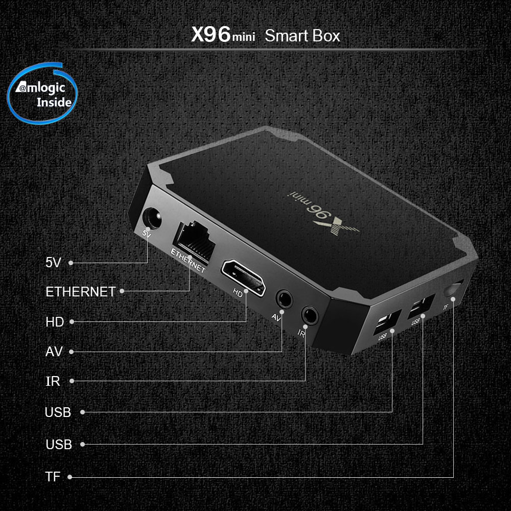 X96Mini Network Set-Top Box S905W2 4K Hd Wifi Android Smart Tv Box