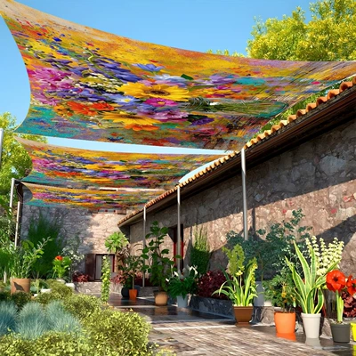 Avtomobil yan çətirləri courtyard terrace ceiling, waterproof and - sunshade-sail-3-185-240cm
