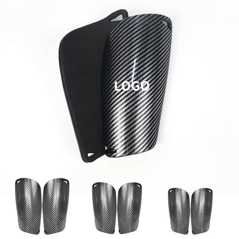 Cross-Border Carbon Fiber Football Shin Guards, Professional Football Competition Protective Gear, Ultra-Light Shin Guards, Shock-Absorbing Insert Type Wholesale