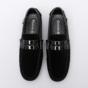 Doudou Shoes Men's 2025 Amazon Independent Station Aliexpress Pinduoduo Outdoor Travel Dropshipping Leather Shoes Slip-On Shoes