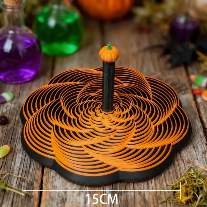 Cross-Border Pumpkin 3D Printed Radish Tower Stress Relief Toy Handmade Gadget Halloween Gift Adhd Work Study