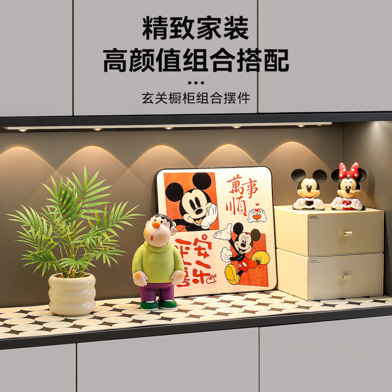 轻奢入户新居鞋柜电视感玄关高级软装礼品乔迁摆件家居装饰收纳盒|undefined