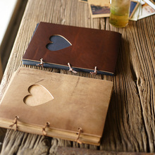 镂空爱心旅行DIY手工相册 复古相薄 创意影集纪念册生日礼物