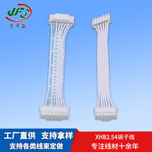 金丰盛2.54间距LED灯饰线材 智能锁连接线 XHB带扣双头反向端子线