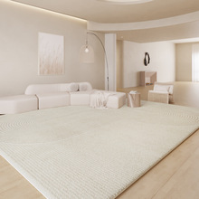 奶油风客厅地毯仿羊绒加厚2024新款家用卧室沙发茶几毯地毯批发