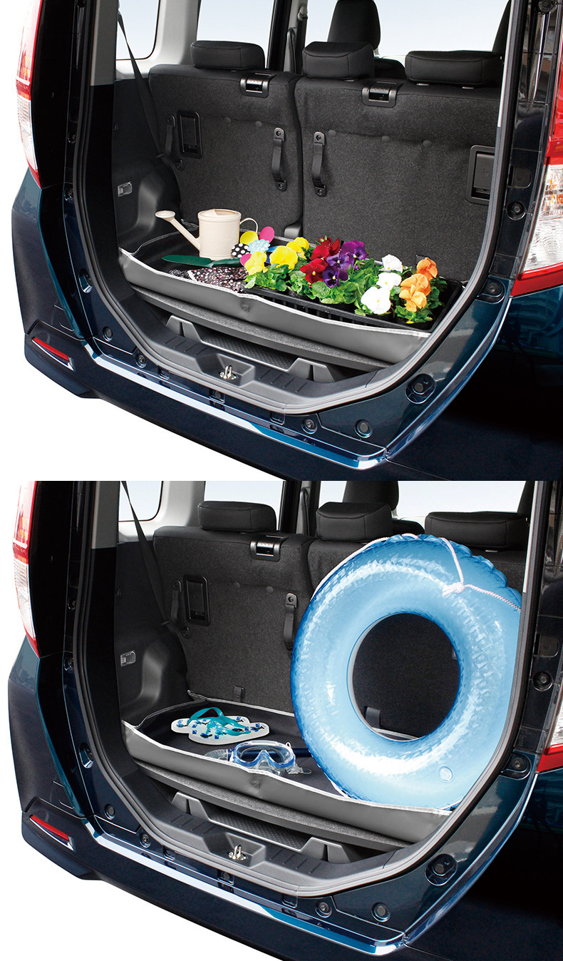 Japan YAC car trunk mat car waterproof dirty mat universal tail box mat large storage finishing car