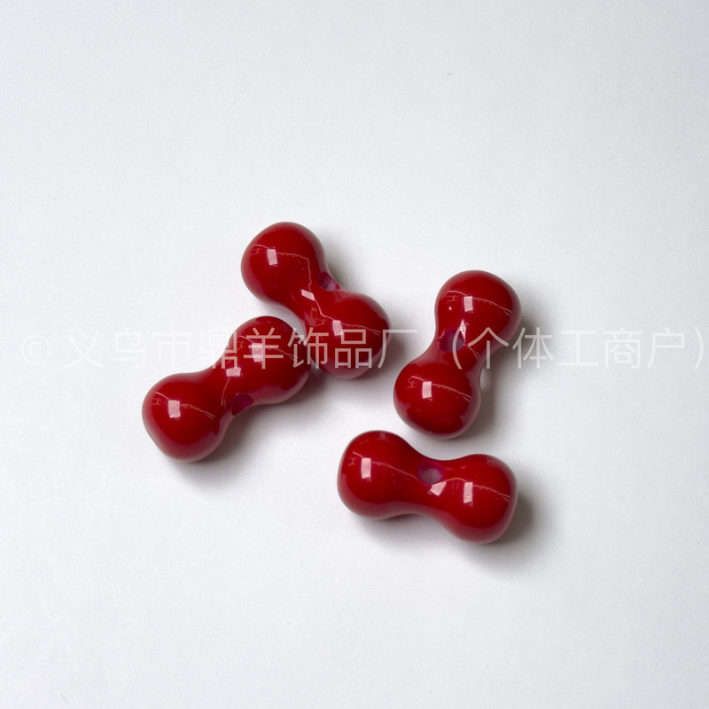 ミニ穴あき骨ビーズジェンガ垂直穴 DIY ネックレスブレスレットアクセサリードーパミンかわいいバッグアクセサリー|undefined