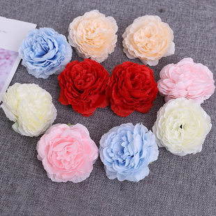 Simulation flowers, peony flowers, flower head, wedding background wall decoration home placing fake flower artificial flowers