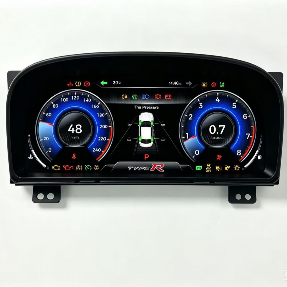 Compatible with Honda 8th generation Civic 2006-2012, full LCD instrument panel non-destructive plug-and-play modification and upgrade