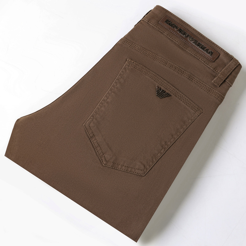 2026 New High-End Men's Jeans Spring and Summer New Elastic Slim-Fit Skinny Cotton Casual Trendy Pants