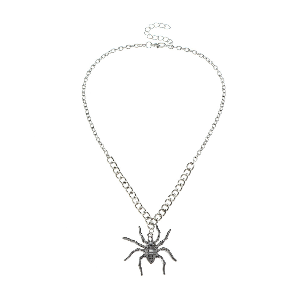 Halloween Spider Shape Pendant Necklace Wholesale Nihaojewelry