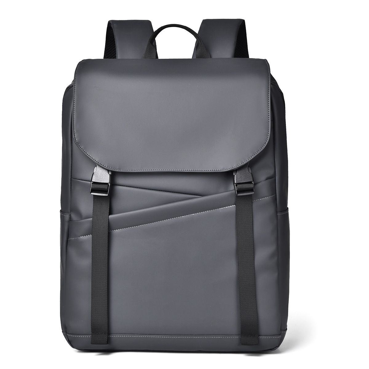 Bolsa de computadora de Negocios de ocio bolsa de hombro multifuncional para hombres bolsa de hombro de estudiantes universitarios de gran capacidad mochila tendencia mochila solapa