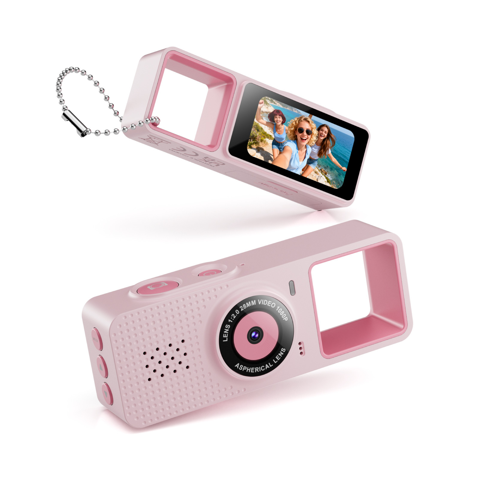 Mini Cámara de Pulgar Deportiva para Niños G22 de ABS con Video y Filtros