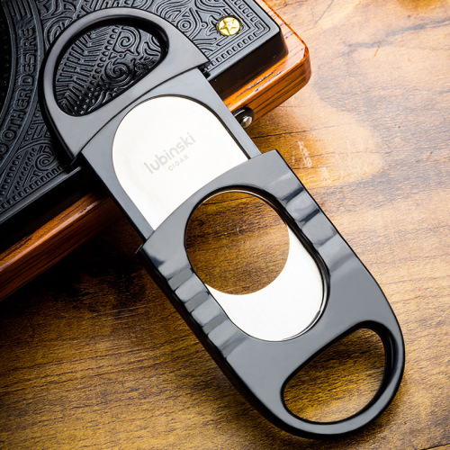 LUBINSKI Cigar Cutter - Portable Stainless Steel Cigar Knife JT-230