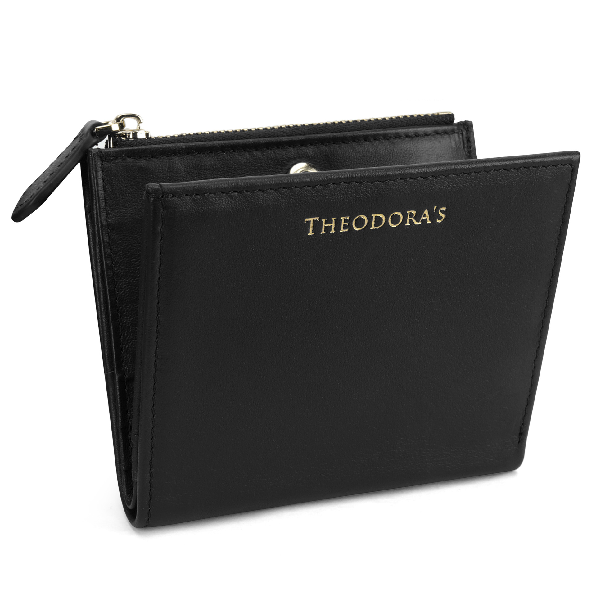 Amazon estilo japonés Napa billetera de cuero multifuncional mini bolsa de cambio ultra delgada cepillo RFID anti-robo billetera de damas