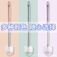 太い棒の長い柄の便器のブラシのステンレスの清潔なトイレの清潔なブラシのボールのブラシは便器のブラシをきれいにします。