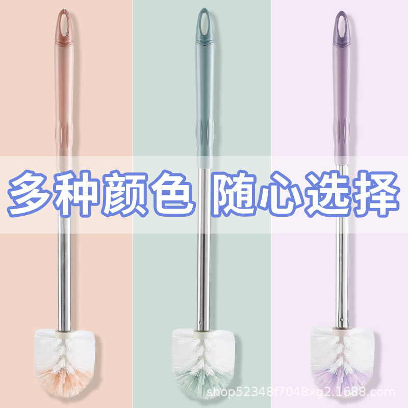 太い棒の長い柄の便器のブラシのステンレスの清潔なトイレの清潔なブラシのボールのブラシは便器のブラシをきれいにします。|undefined
