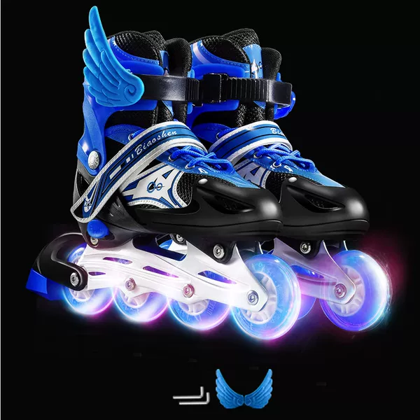 Blue full flash shoes (wings+wounds)