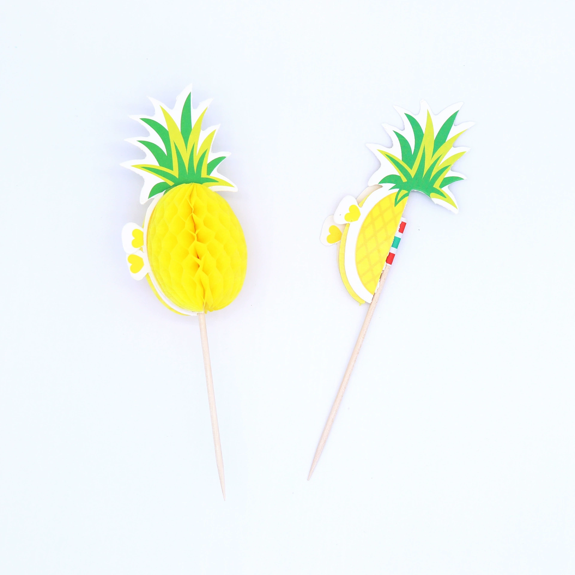 Creative honeycomb ball pineapple fruit visa fire bird dental visa, baking instead craft cake decoration account