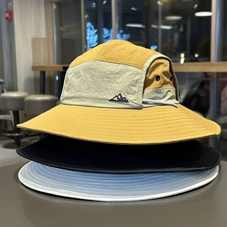 Western-Style Summer Sun Protection Sun Hat, Cowboy Outdoor Fishing Camping Hiking Hat, Women's Spring Fisherman Hat, Men's Quick-Dry Hat