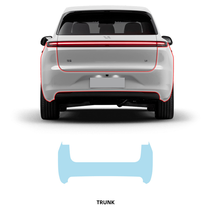Rear bumper TPU película