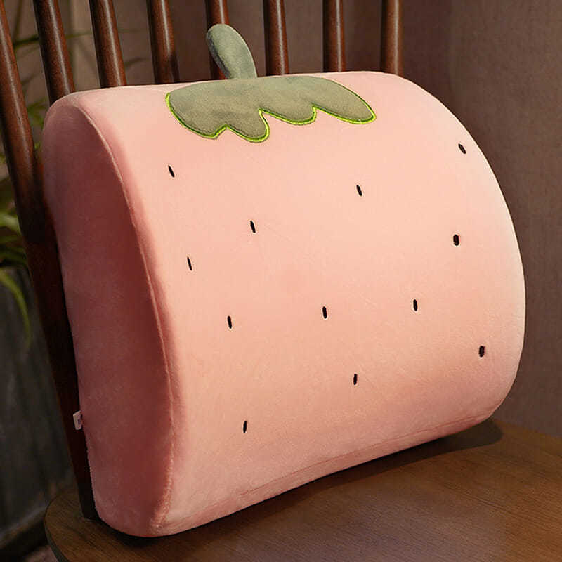 Back Cushion Back Cushion Cartoon Memory Foam Pregnant Women Lumbar Pillow Sofa Chair Waist Cushion Car Cushion Office