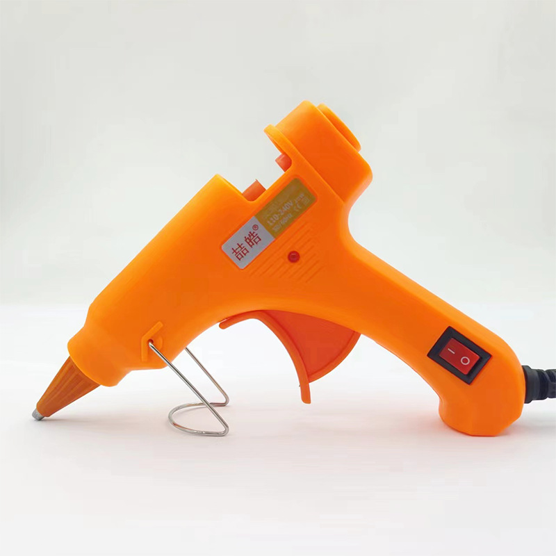 Pistola de adhesivo de fusión en caliente transfronteriza pistola de adhesivo manual multicolor 20w para niños caseros hechos a mano DIY pegamento térmico para capturar pistolas de costura
