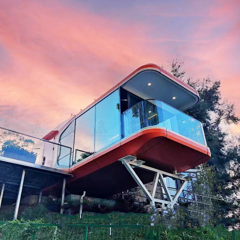 Red Wandering Star Capsule Cultural Scenic Spot Apple Capsule Residence Red Camping Capsule Hotel Casa Integrada