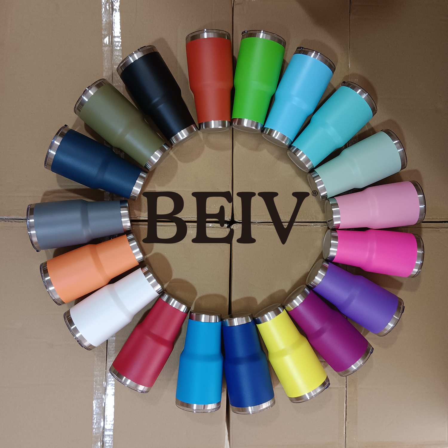 Fábrica al por mayor en stock 30oz calentador de hielo de acero inoxidable Taza de coche de vacío de doble capa preservación del calor Taza de preservación en frío