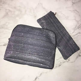 2018新款创意闪粉子母包两件套 女士手提包