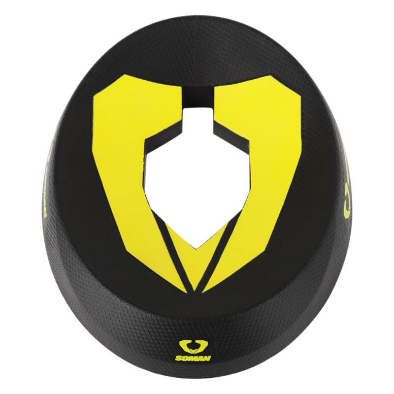 Almohadilla multifuncional para casco SOMAN, base de soporte para casco de motocicleta, casco integral, casco abierto, soporte protector negro antideslizante