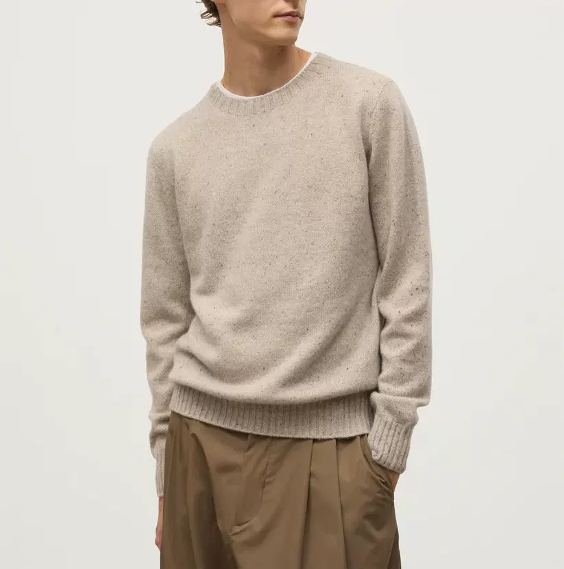 男士针织羊毛套头衫柔软保暖亲肤商务休闲日常通勤多场景百搭上衣