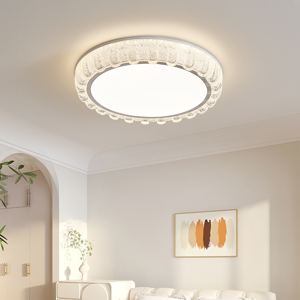 Luz de techo de protección de ojos de espectro completo, lámpara de sala de estar, lámpara principal, lámpara de dormitorio simple, lámpara de decoración para el hogar, lámpara de montaña