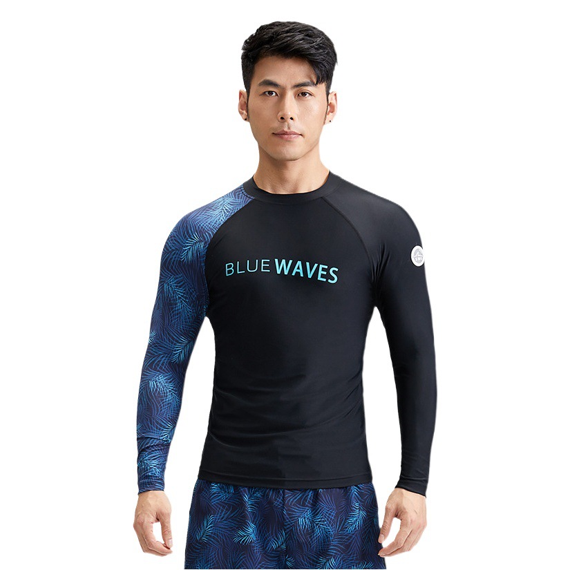 Outdoor New Split Swimsuit Men's suit Black Quick-drying Breathable Surfer Wear Sports Sunscreen Swimsuit